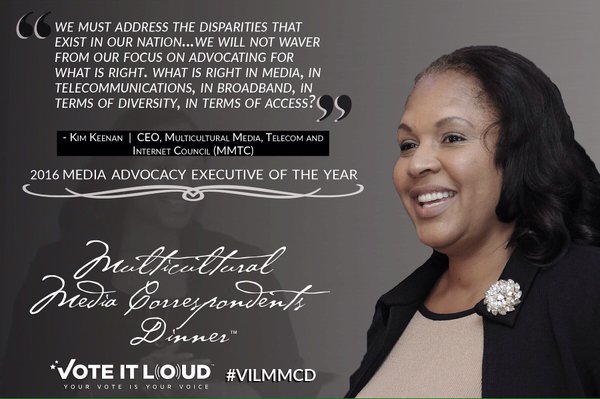 MMTC President Kim Keenan Receives Vote It Loud’s 2016 Media Executive ...